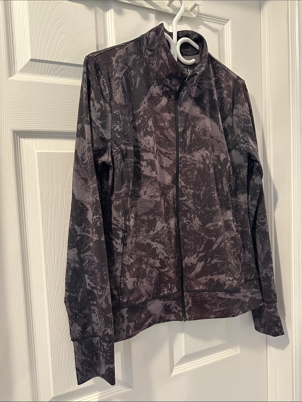 LOLE Full Zip Jacket Sz M Poly/Spandex Comfy Active Leisure Form Flattering GUC